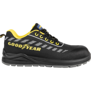 Scarpe antinfortunistiche in tessuto knit Goodyear GY STRIPE S1P nero-Giallo TG.39 - 735339