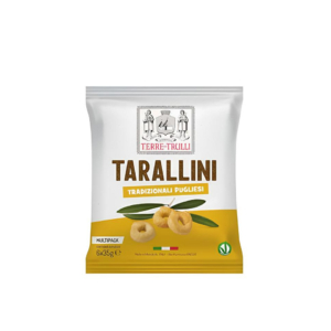 Tarallini tradizionali Pugliesi Terre dei Trulli in bustine monoporzione - 35gr - 01-1757 (conf.100 bustine)