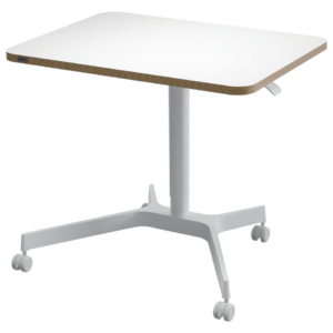 Scrivania compatta Sit - Stand pneumatica Leitz Ergo bianco - 60x65xh.80 cm - 65360001