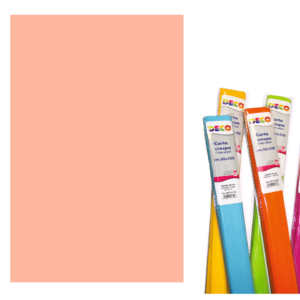 Carta crespa in rotolo CWR - 50x250 cm - 40 g/m² Rosa carne 10713/07