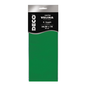 Carta velina CWR - 50x76 cm - 20 g/m² Verde chiaro 12283/16 (conf.5 fogli)