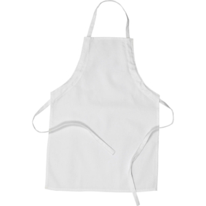 Grembiule Bianco Creativ Company misura 4-6 anni 61x43 cm 445920