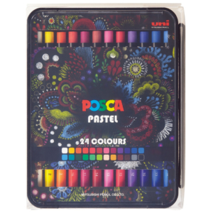 Pastelli a cera Posca Pastel - colori assortiti M KPA-100 24C (conf.24)