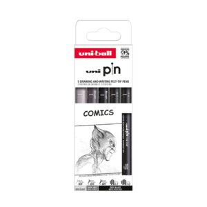 Fineliner Pin Comics Uni Mitsubishi - punte assortite M PIN ASP019 (conf.12)