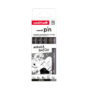 Fineliner Pin Manga Shojo Uni Mitsubishi - punte assortite M PIN ASP016 (conf.12)