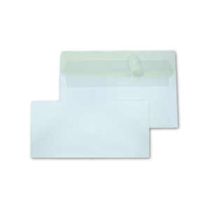 Busta Blasetti Strip 90 senza finestra - 90 g/m² lembo strip 11x23 cm - bianco - 0048 (conf.500)
