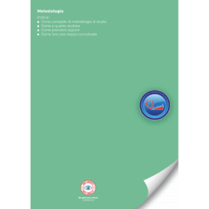 Quaderno A4 rigatura universale Logos Quirebook 21x29,7 cm copertina verde Metodologia - 40 fogli - rigatura RQ