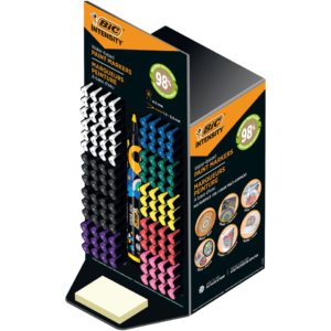 Espositore 120 BIC Intensity Paint pennarelli a vernice a base acqua colori assortiti - 4,5 mm - 529643