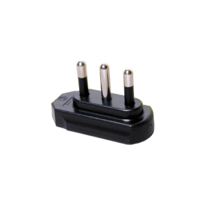 Spina di rete piatta 90° 2P+T 16A MKC nera 492517934
