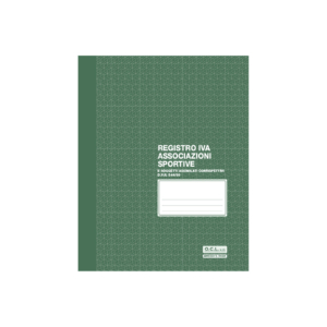 Registro IVA associazioni sportive O.C.L. - 23,5x29,7 cm - 0536N (conf.5)
