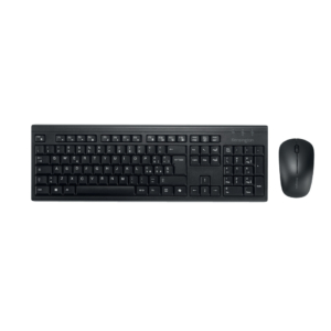 Set mouse + tastiera wireless ricaricabile Kensington KM270 EQ nero ricaricabile - K75560IT