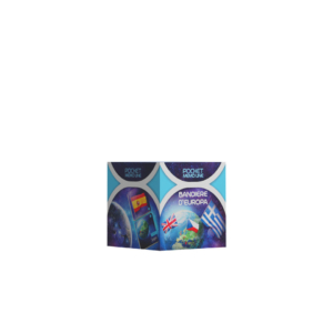 Gioco da tavolo tascabile Cranio Creations Pocket Memo Line - Bandiere d'Europa età 5+ da 2 a 4 giocatori -
