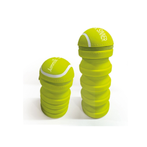 Astucci in silicone estensibile Pigna Forma Jannik Sinner con cursore cerniera personalizzato - 6,5x6,5x18 cm (12 pezzi)