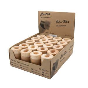 Espositore 20 temperamatite in legno 2 fori Kum con serbatoio - colori assortiti - K1070701