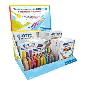 Espositore 70 articoli GIOTTO - colori assortiti - CONCORSO A PREMI F984200