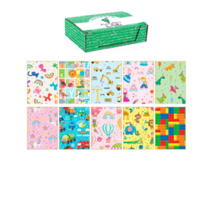 Carta regalo Kartos linea Kids 70x100 cm - fogli in soggetti assortiti - 80 g/m² - 18342 (conf.100)