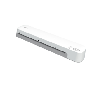 Plastificatrice A3 Q-Connect a 2 rulli - 75-125 µm a caldo - bianco - KF19092