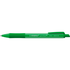 Penna a sfera a scatto Stabilo Pointball Colorful 0,5 mm verde menta