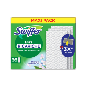 Ricarica panni Swiffer Dry per pavimenti 21x26 cm - PG261 (conf.36)