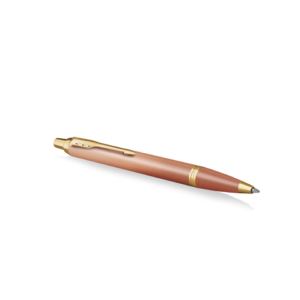 Penna a sfera a scatto Parker IM punta media inchiostro blu Ritual Orange CT