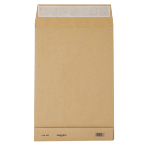 Buste a sacco Blasetti Monodex Avana in carta kraft 120 g/m² - fondo quadro - 25+4x35,3 cm - 0935 (conf.250)