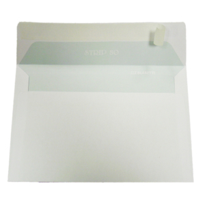 Buste senza finestra Blasetti Strip 80 con lembo strip - 80 g/m² bianco - 12x18 cm - 0006 (conf.500)