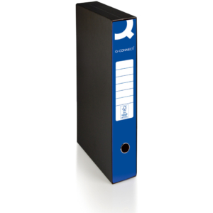 Raccoglitore protocollo con custodia Q-Connect dorso 5 cm - 28,5x35 cm - blu 0201041/PM.BL