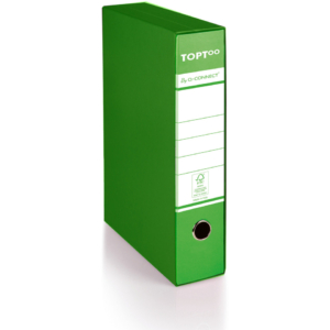 Raccoglitore commerciale con custodia TOPToo by Q-Connect dorso 5 cm - 28,5x32 cm - verde - 0201042/QM.VC