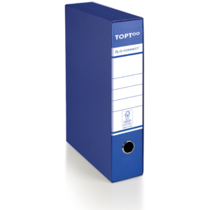 Raccoglitore commerciale con custodia TOPToo by Q-Connect dorso 5 cm - 28,5x32 cm - blu - 0201042/QM.BS