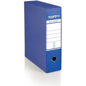 Raccoglitore commerciale con custodia TOPToo by Q-Connect dorso 8 cm - 28,5x32 cm - blu - 0201042/Q.BS