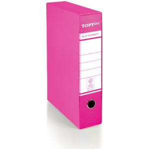 Raccoglitore commerciale con custodia TOPToo by Q-Connect dorso 5 cm - 28,5x32 cm - magenta - 0201042/QM.CL