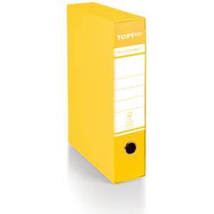 Raccoglitore commerciale con custodia TOPToo by Q-Connect dorso 5 cm - 28,5x32 cm - giallo - 0201042/QM.GI