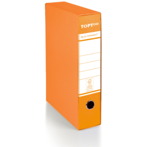 Raccoglitore protocollo con custodia TOPToo by Q-Connect dorso 5 cm - 28,5x35 cm - arancio - 0201042/PM.AR