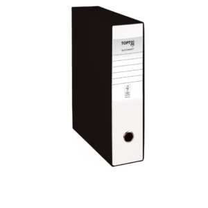 Registratore protocollo con custodia TOPToo Plus by Q-Connect dorso 8 cm - 28,5x35 cm - bianco - 0201043/P.BI