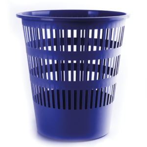 Cestino gettacarte Donau 12 litri - blu D307-10