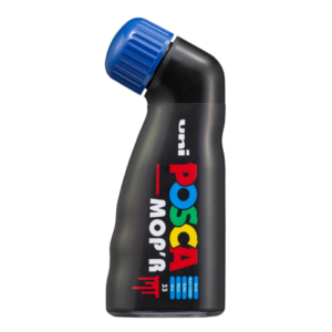 Pennarello a tempera Uni Ball UniPosca Mop'r punta 3-19 mm blu M PCM22 B