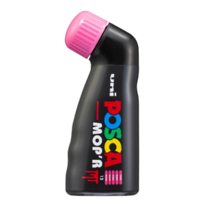Pennarello a tempera Uni Ball UniPosca Mop'r punta 3-19 mm rosa M PCM22 RA
