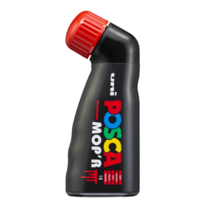 Pennarello a tempera Uni Ball UniPosca Mop'r punta 3-19 mm rosso M PCM22 R