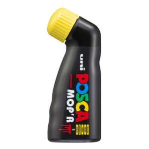 Pennarello a tempera Uni Ball UniPosca Mop'r punta 3-19 mm giallo M PCM22 G