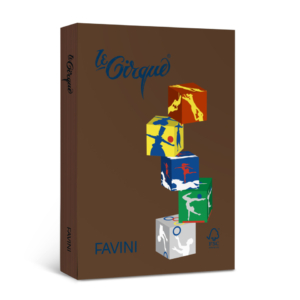 Carta colorata Favini Le Cirque A4 80 g/m² marrone tartufo 301 risma da 500 fogli - A71N534