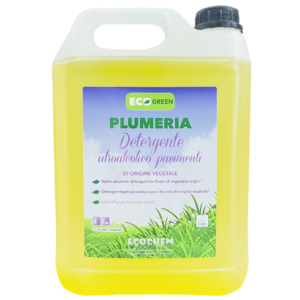 Detergente idroalcolico pavimenti di origine vegetale Ecochem Plumeria Ecolabel 5 litri - EL01PLUL005B231