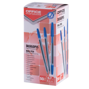 Penne a sfera Office Product - punta 1,0 mm blu - 17015211-01 (conf.50)