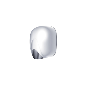 Asciugamani elettrici senza resistenza a cono d'aria Medial Zefiro 221x157x285mm Medial alluminio bianco - 704360