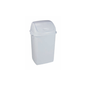 Pattumiera con coperchio basculante bianco Medial Rif basic 420x330x680mm/50L - 909050