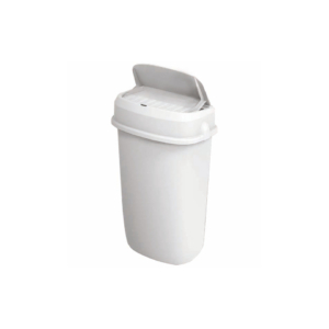 Gettacarte con coperchio ad imbocco automatico Medial Amélie 12 litri - 336x194x536mm bianco - 111213