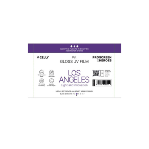 Pellicola protettiva per Smartphone Celly Los Angeles Glossy - Pro UV - PROFILMPRO20UV (conf.20)