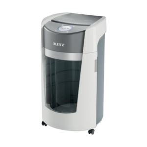 Distruggidocumenti Leitz IQ OptiMax Office fino a 550 fogli - P5 - 35 litri - 83600000