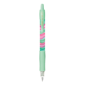 Penna roller gel a scatto Pilot G-2 Flow Limited Edition 0,7 mm inchiostro nero - fusto verde - 001592