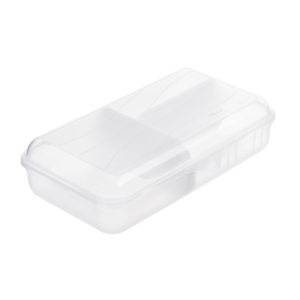 Lunch box Rotho Fun 1,7 litri con divisorio interno in plastica PP senza BPA trasparente - F711121