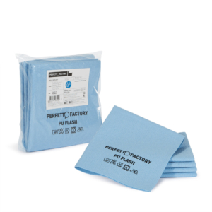 Panni in microfibra PU Perfetto Flash 34x36 cm - colore blu - 26590 (conf.5)